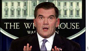 Tom Ridge, Homeland security chief