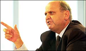 Mike Moore, outgoing chief of World Trade Organisation