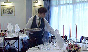 Restaurant waiter