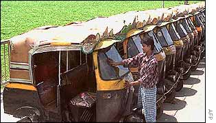 Dhaka auto rickshaws