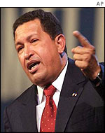 Hugo Chavez, Venezuelan president