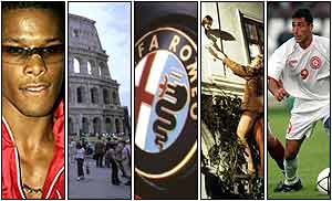 Romeo (of So Solid Crew), Rome, Alfa Romeo, Romeo & Juliet, footballer Romeo Jenebyan