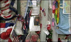 Relatives leave items to remembered those lost