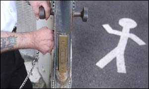 Prison door