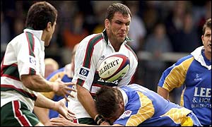 Wilkinson says Martin Johnson (centre) is still a force
