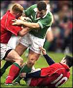 Kevin Maggs broke his arm playing for Bath last March