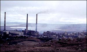 Russian nickel factory