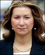 Jane Williams arriving at Tuesday's hearing