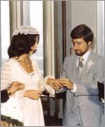 Bob and Barbara Krutzel get married in the World Trade Center in 1976