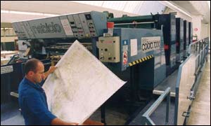 Ordnance Survey map printer