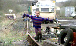 Gypsy boy, camp site