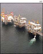 Offshore oil rig - Angola