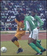 Nigeria v Ghana in the last Nations Cup 