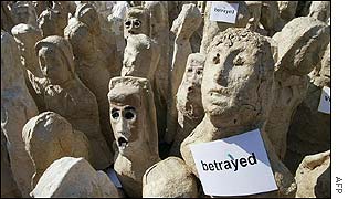 Environmentalists' protest