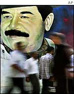 Poster of Saddam Hussein
