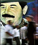 Poster of Saddam Hussein