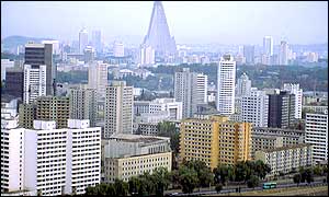 Pyongyang skyline 