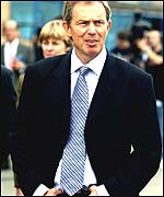 Prime Minister Tony Blair