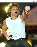 Bon Jovi lead singer Jon Bon Jovi