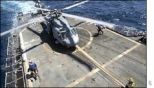 US helicopter in the Gulf
