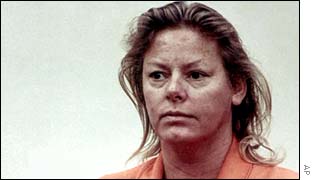 Convicted serial killer Aileen Wuornos