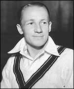 A smiling Don Bradman