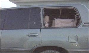 Car after the attempt