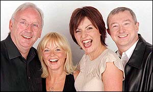 Pete Waterman, Geri Halliwell, Davina McCall, Louis Walsh