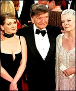 With daughter Finty and husband Michael