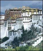 The Potala Palace in Lhasa