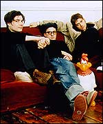 Blur with Coxon (centre)
