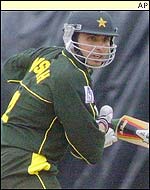 Pakistan batsman Misbah-ul-Haq