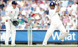 Tendulkar looked in ominous form before being on the wrong end of a tight lbw session
