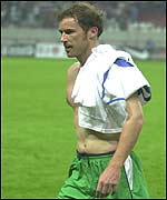 Kenny Cunningham didn't enjoy his outing as captain