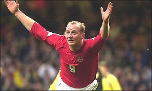 Wales striker John Hartson