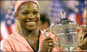 Serena lost in the US Open final last year 