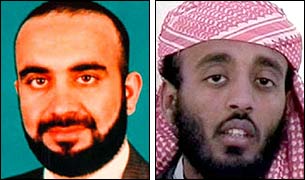 Khalid Sheikh Mohammed and Ramzi Binalshibh (FBI pictures)