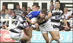 Adam Hughes kicked 10 points for Widnes