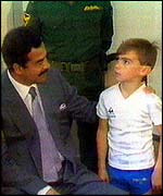 Stuart Lockwood and Saddam Hussein