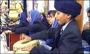 Sikh school pupils
