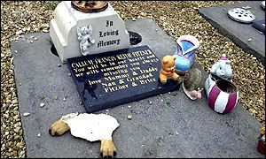 Toys and mementoes were smashed