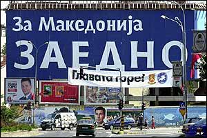 Macedonian election poster