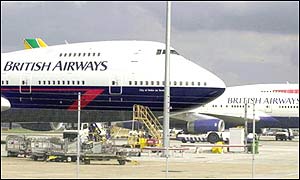 British Airways planes 