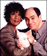 Moira Stuart and Adam Shaw