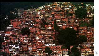 Favela (slum) in Rio 