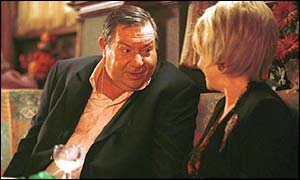 Michael Elphick with Barbara Windsor