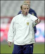 Scotland coach Berti Vogts
