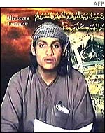 Still from video showing man identified as hijacker Abdulaziz Al-Omari