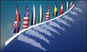 The opening titles for BBC's TV coverage