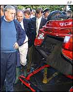 Jean-Pierre Raffarin in Sommieres
